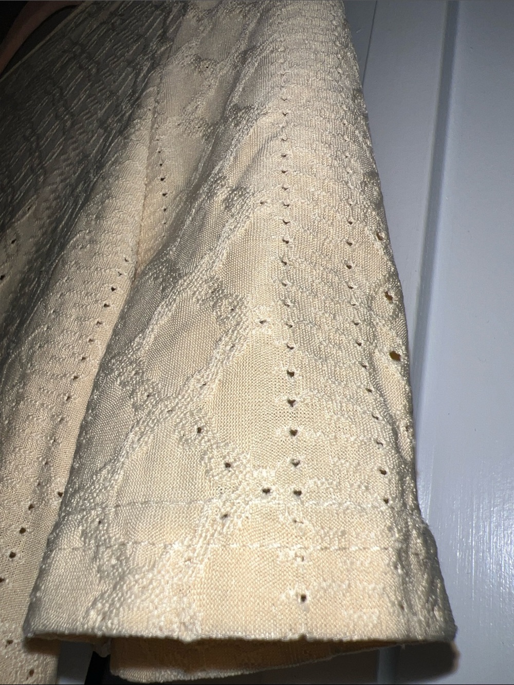 Beginning Boutique Buttery Yellow Eyelet Ruffle Short Sleeve Top - Picture 10 of 10
